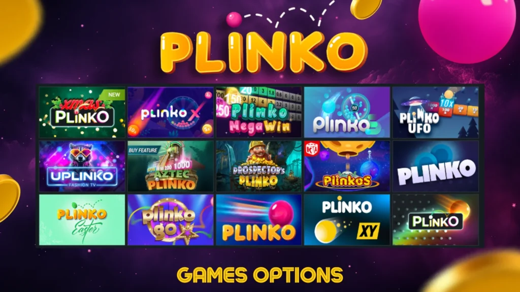 Игровое поле Plinko от BGaming — пирамида штырей с множителями